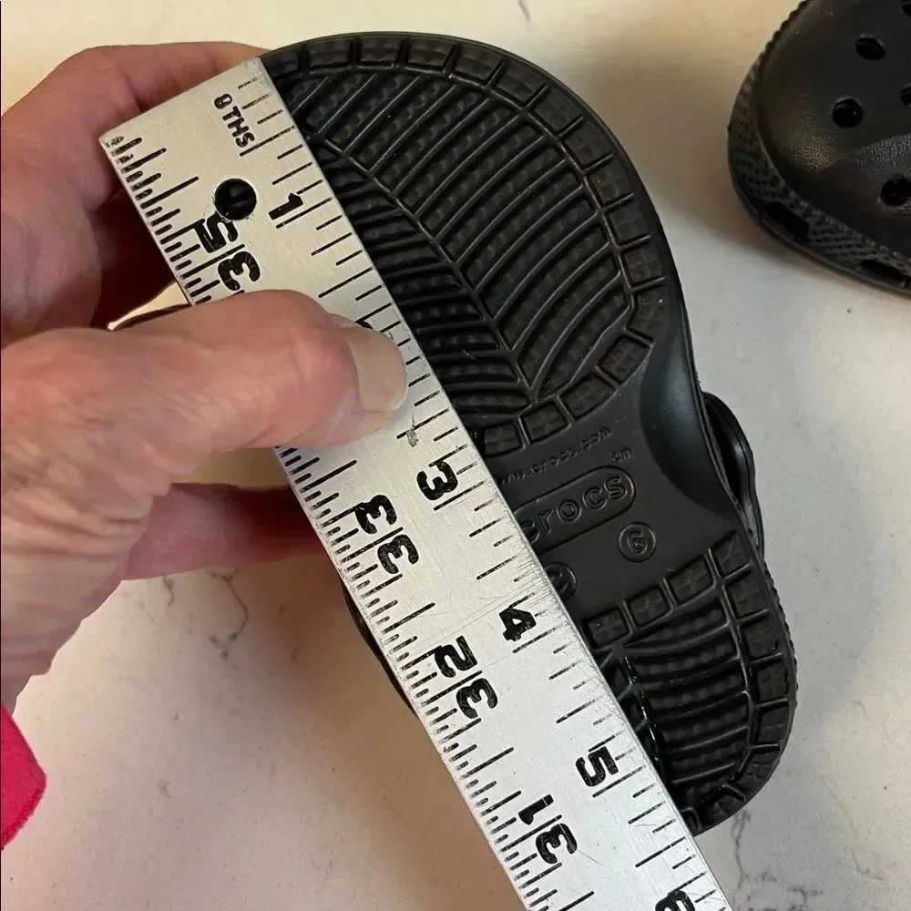 Crocs Kids' Baya Clog Walker - Toddler Kids Black Clogs Size 6